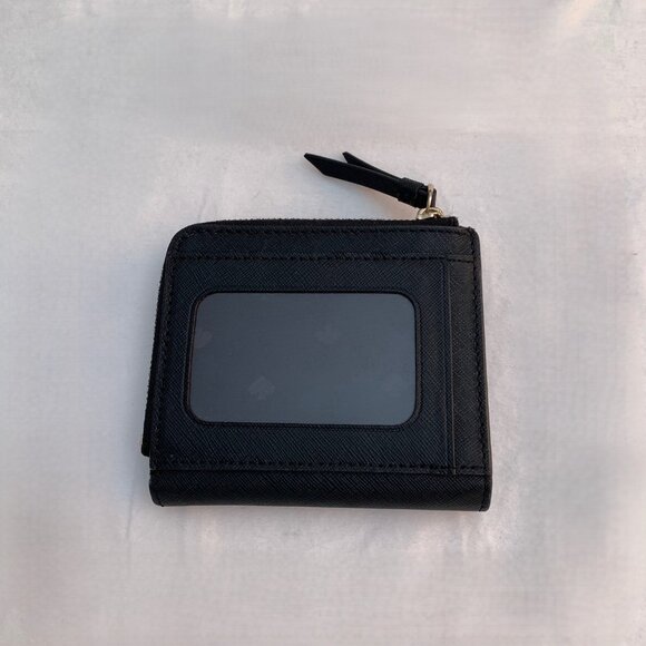 Kate Spade New York NWOT Bifold Leather Black Wallet - Picture 9 of 9